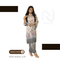 Grey Printed Crepe Silk Co-Ord Set (2 Piece)