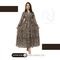 Leopard Print Georgette Maxi Dress