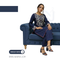 Navy Blue Embroidered Lawn Co-Ord Set (2 Piece)